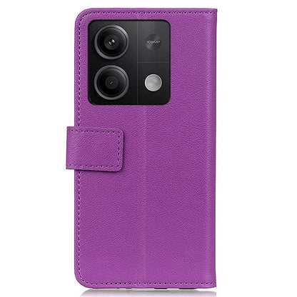 For Xiaomi Redmi Note 13 5G / 13 5G (China) Case PU Leather Shockproof Phone Wallet Cover
