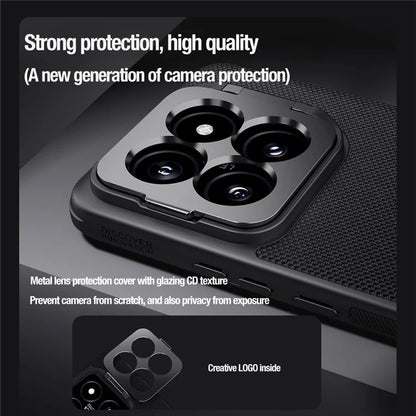 NILLKIN Textured Prop Magnetic Series for Xiaomi 14 Phone Case Precise Cutout Lens Protection Cover