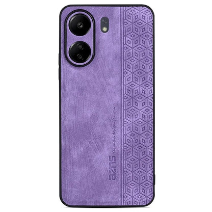 AZNS For Xiaomi Redmi 13C 4G / Poco C65 4G Case Anti-fall PU Leather+TPU Imprint Phone Cover