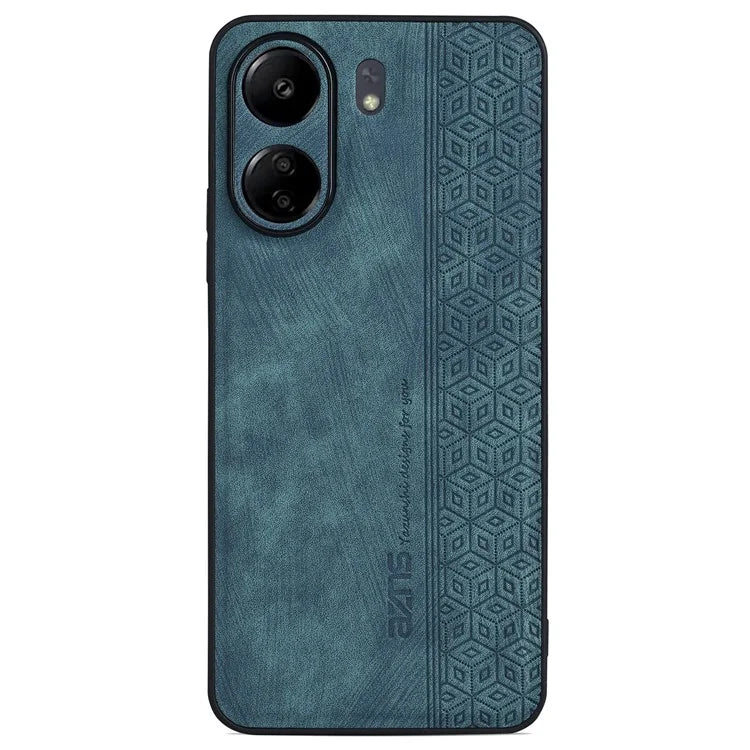 AZNS For Xiaomi Redmi 13C 4G / Poco C65 4G Case Anti-fall PU Leather+TPU Imprint Phone Cover