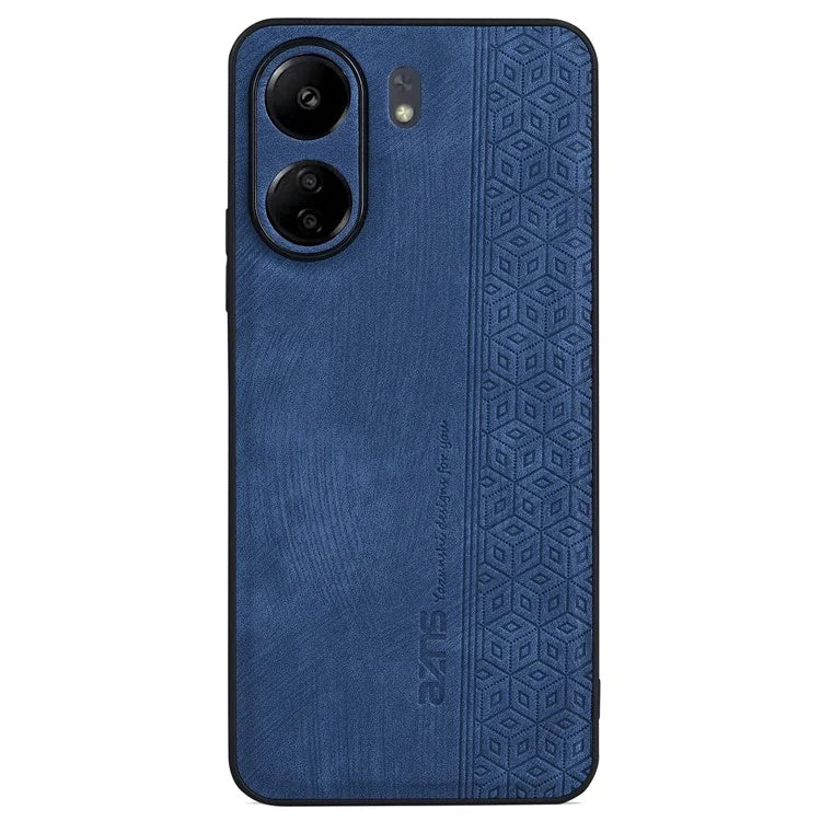 AZNS For Xiaomi Redmi 13C 4G / Poco C65 4G Case Anti-fall PU Leather+TPU Imprint Phone Cover