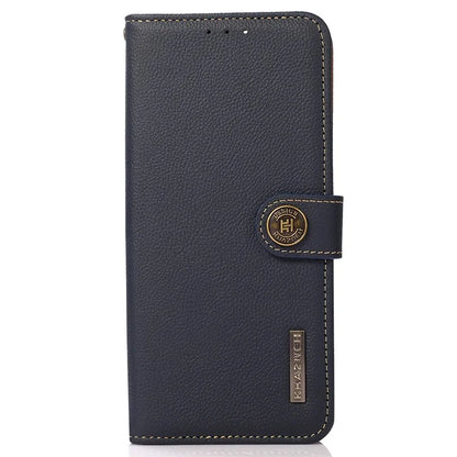 KHAZNEH For Xiaomi Redmi Note 13 5G/13 5G (China) Case Wallet Stand Genuine Cow Leather Smartphone Cover