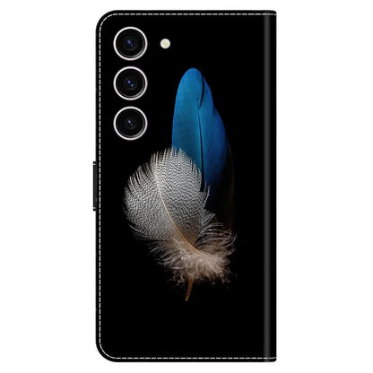 For Samsung Galaxy S24 Case 3D Pattern Printing Anti-drop Leather Cover