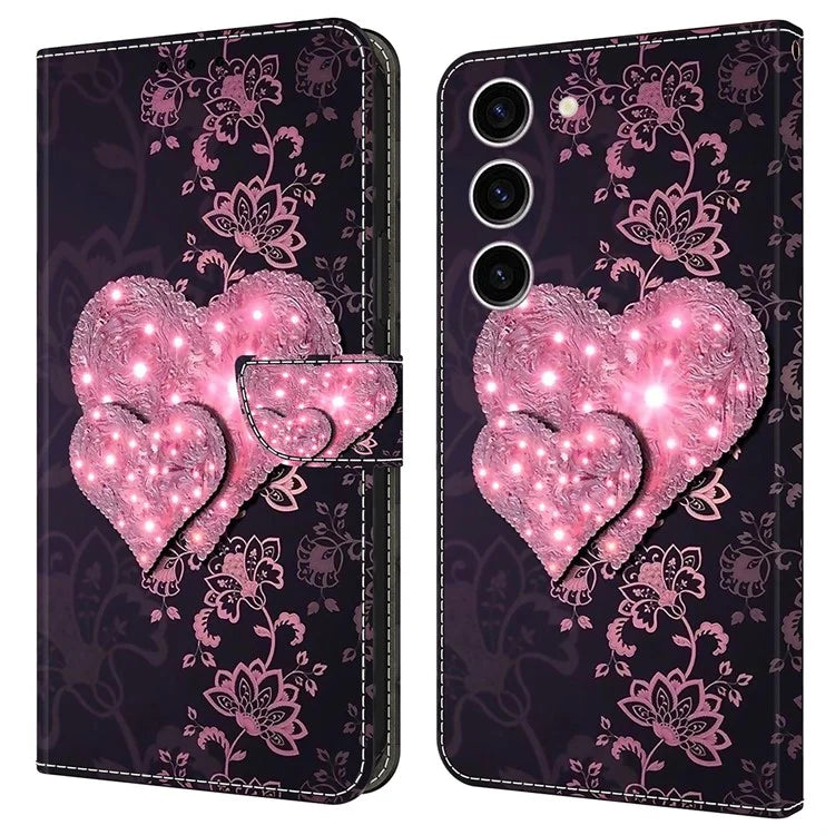 For Samsung Galaxy S24 Case 3D Pattern Printing Anti-drop Leather Cover