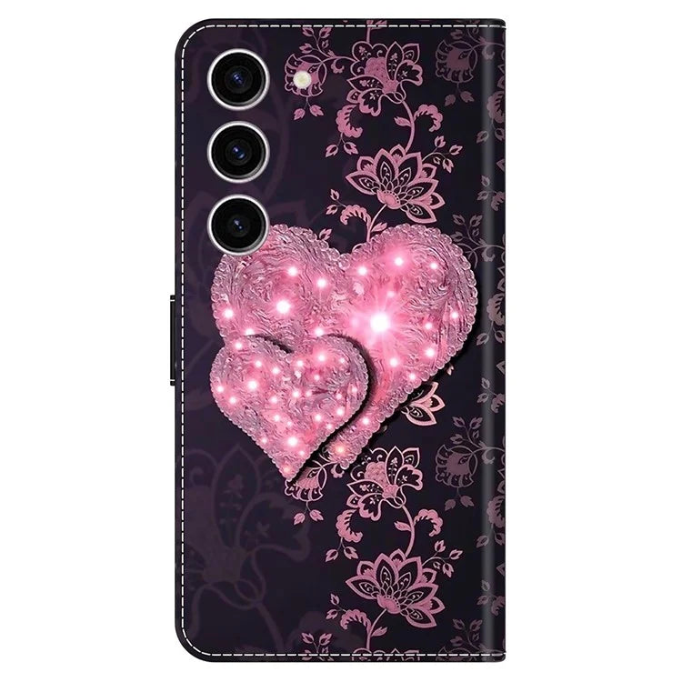 For Samsung Galaxy S24 Case 3D Pattern Printing Anti-drop Leather Cover