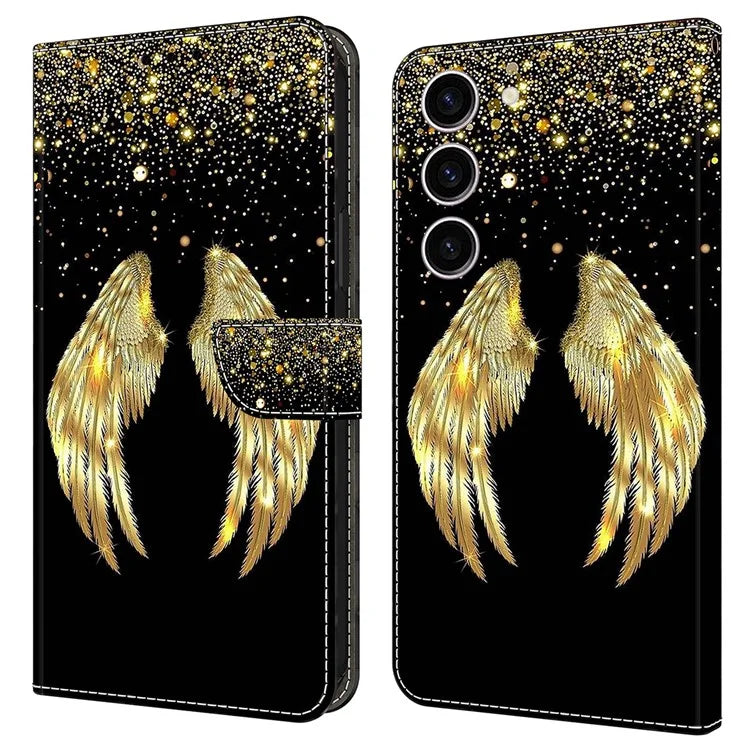 For Samsung Galaxy S24 Case 3D Pattern Printing Anti-drop Leather Cover