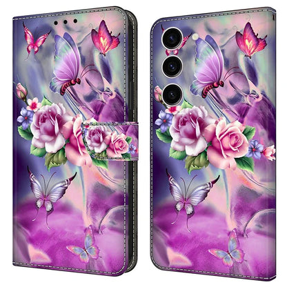 For Samsung Galaxy S24 Case 3D Pattern Printing Anti-drop Leather Cover