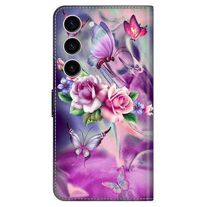 For Samsung Galaxy S24 Case 3D Pattern Printing Anti-drop Leather Cover