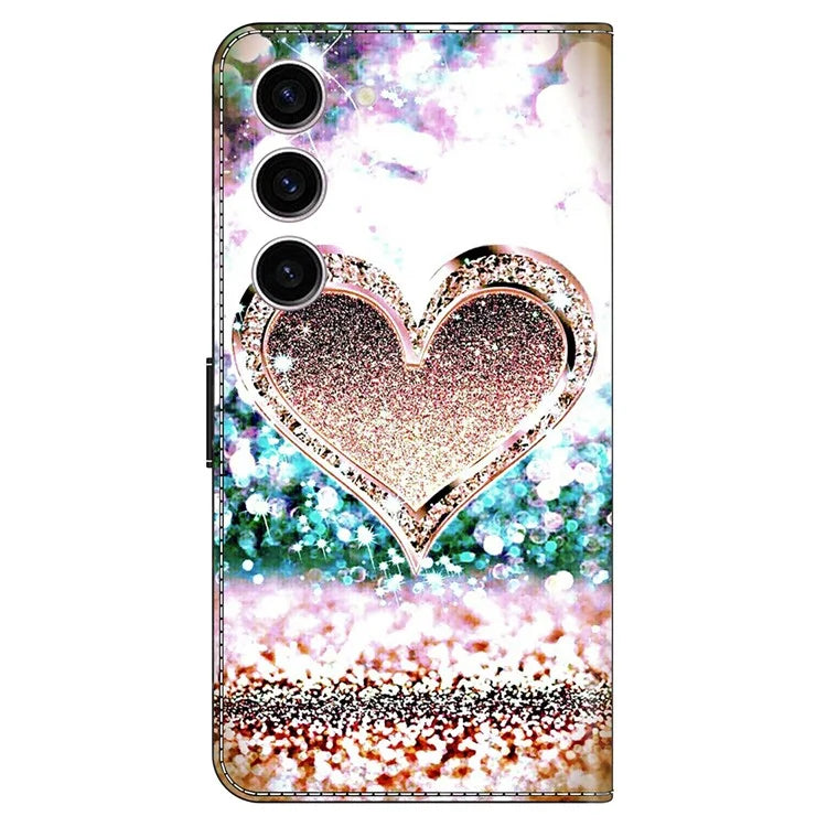 For Samsung Galaxy S24 Case 3D Pattern Printing Anti-drop Leather Cover