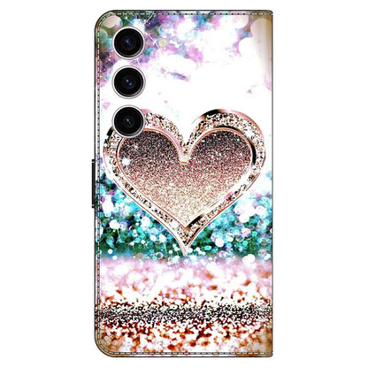 For Samsung Galaxy S24 Case 3D Pattern Printing Anti-drop Leather Cover