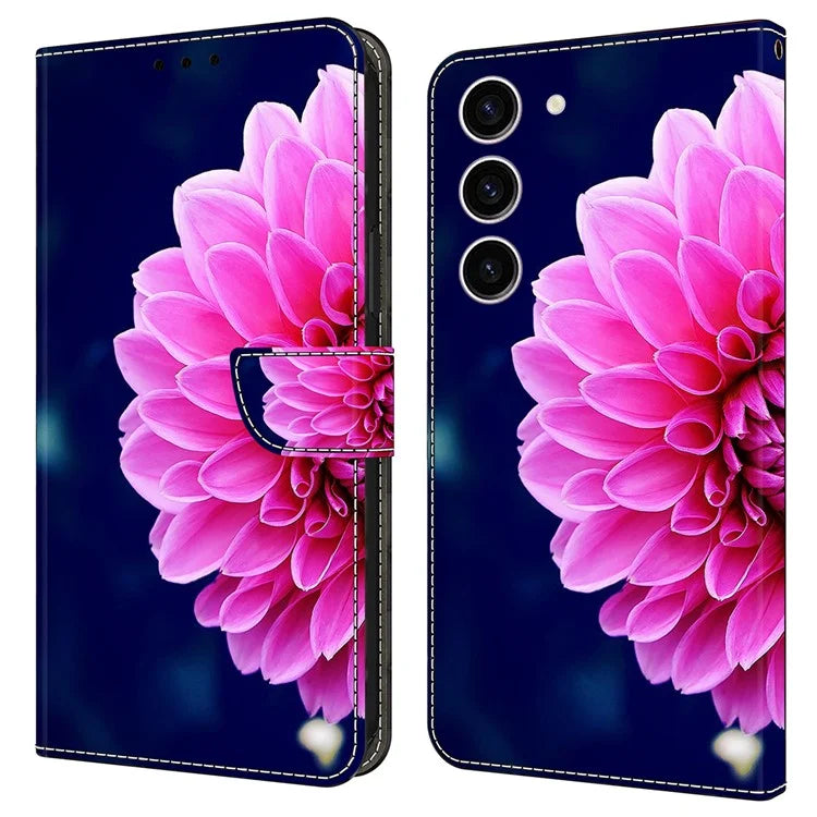 For Samsung Galaxy S24 Case 3D Pattern Printing Anti-drop Leather Cover