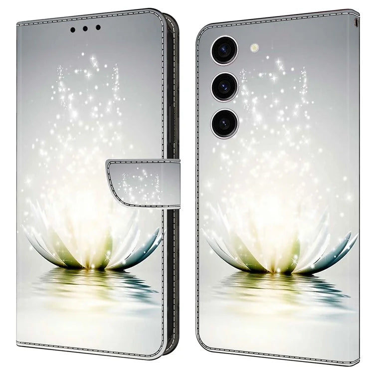 For Samsung Galaxy S24 Case 3D Pattern Printing Anti-drop Leather Cover