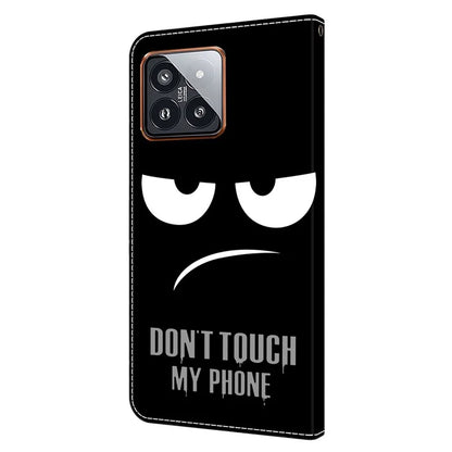 For Xiaomi 14 Pro Leather Phone Case Wallet 3D Pattern Design Cover