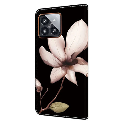For Xiaomi 14 Pro Leather Phone Case Wallet 3D Pattern Design Cover