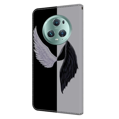 For Honor Magic5 Pro Leather Phone Case Wallet 3D Pattern All Inclusive Cover