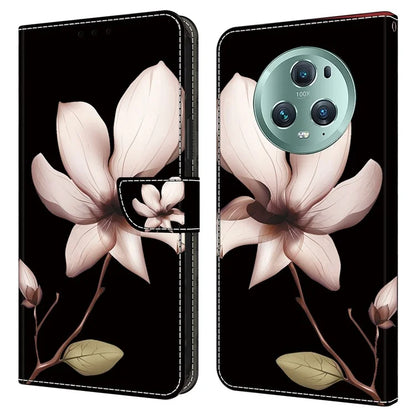 For Honor Magic5 Pro Leather Phone Case Wallet 3D Pattern All Inclusive Cover
