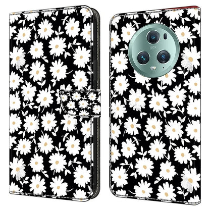 For Honor Magic5 Pro Leather Phone Case Wallet 3D Pattern All Inclusive Cover