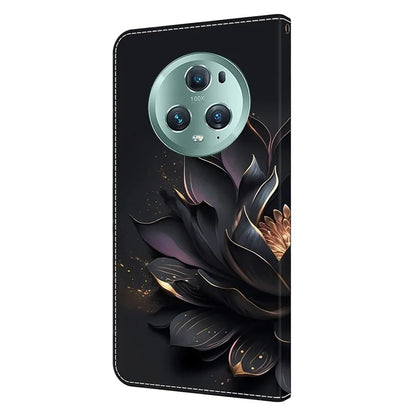 For Honor Magic5 Pro Leather Phone Case Wallet 3D Pattern All Inclusive Cover