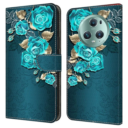 For Honor Magic5 Pro Leather Phone Case Wallet 3D Pattern All Inclusive Cover