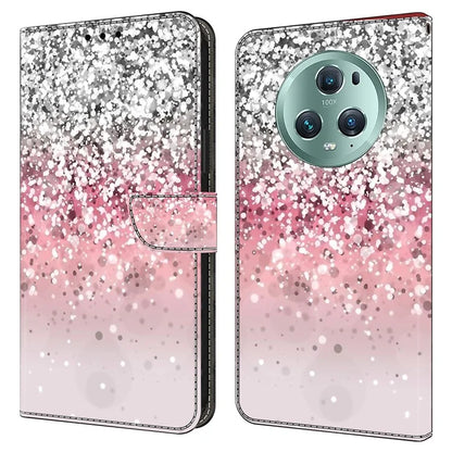 For Honor Magic5 Pro Leather Phone Case Wallet 3D Pattern All Inclusive Cover