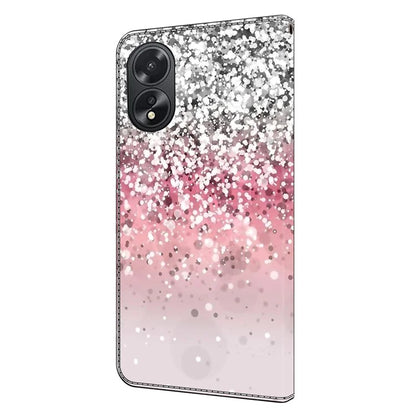 For Oppo A38 4G / A18 4G Leather Phone Case 3D Pattern Magnetic Closure Folio Cover