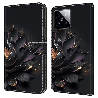For Xiaomi 14 Wallet Case 3D Pattern PU Leather Stand Phone Cover