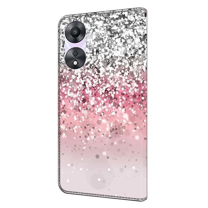 For Oppo A58 5G / A78 5G Phone Case 3D Pattern PU Leather Protective Flip Cover