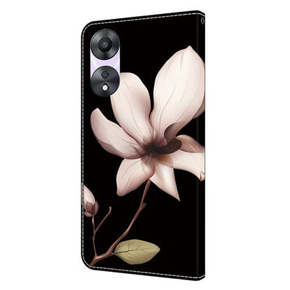 For Oppo A58 5G / A78 5G Phone Case 3D Pattern PU Leather Protective Flip Cover