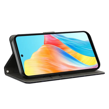 For Oppo A58 4G Flip Phone Case 3D Pattern Printed PU Leather Shockproof Cover