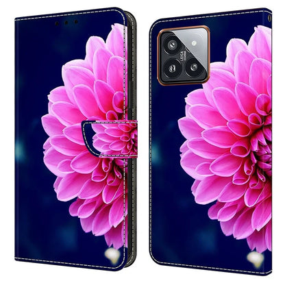 For Xiaomi 14 Pro Case 3D Pattern Printing Wallet Phone Leather Cover