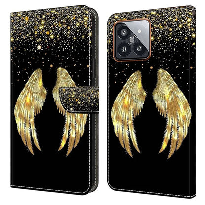 For Xiaomi 14 Pro Case 3D Pattern Printing Wallet Phone Leather Cover