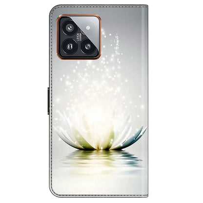 For Xiaomi 14 Pro Case 3D Pattern Printing Wallet Phone Leather Cover
