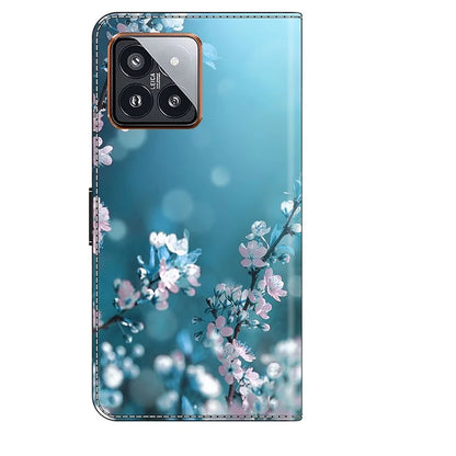 For Xiaomi 14 Pro Case 3D Pattern Printing Wallet Phone Leather Cover