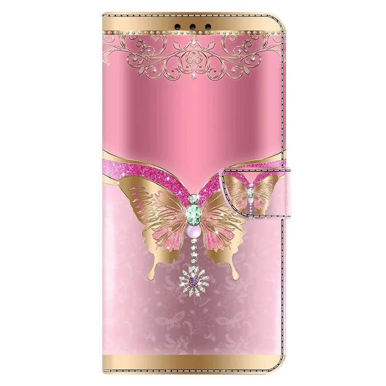 For Xiaomi 14 Pro Case 3D Pattern Printing Wallet Phone Leather Cover