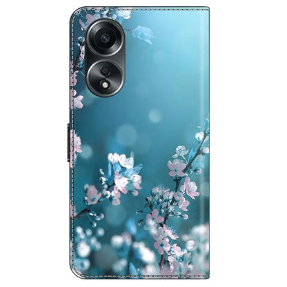 For Oppo A58 4G Leather Case 3D Pattern Printing Phone Cover