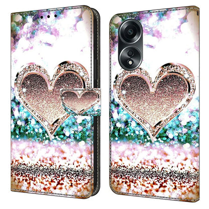 For Oppo A58 4G Leather Case 3D Pattern Printing Phone Cover