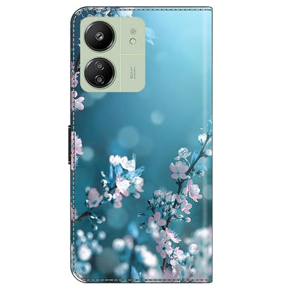 For Xiaomi Redmi 13C 4G / Poco C65 4G Case PU Leather Stand Wallet Cover