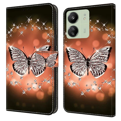 For Xiaomi Redmi 13C 4G / Poco C65 4G Case PU Leather Stand Wallet Cover