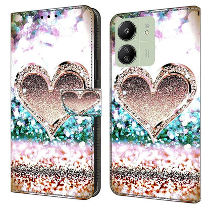 For Xiaomi Redmi 13C 4G / Poco C65 4G Case PU Leather Stand Wallet Cover