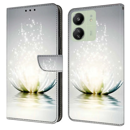 For Xiaomi Redmi 13C 4G / Poco C65 4G Case PU Leather Stand Wallet Cover