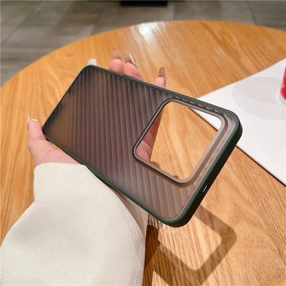 For Xiaomi 14 Pro Case Twill Stripe TPU+PC Protective Phone Cover