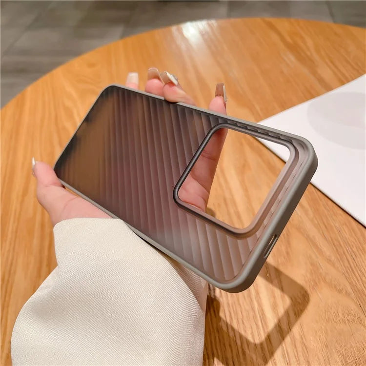 For Xiaomi 14 Pro Case Twill Stripe TPU+PC Protective Phone Cover