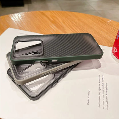 For Xiaomi 14 Pro Case Twill Stripe TPU+PC Protective Phone Cover