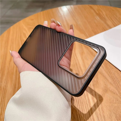 For Xiaomi 14 Phone Case Anti-scratch Twill Stripe Phone Cover