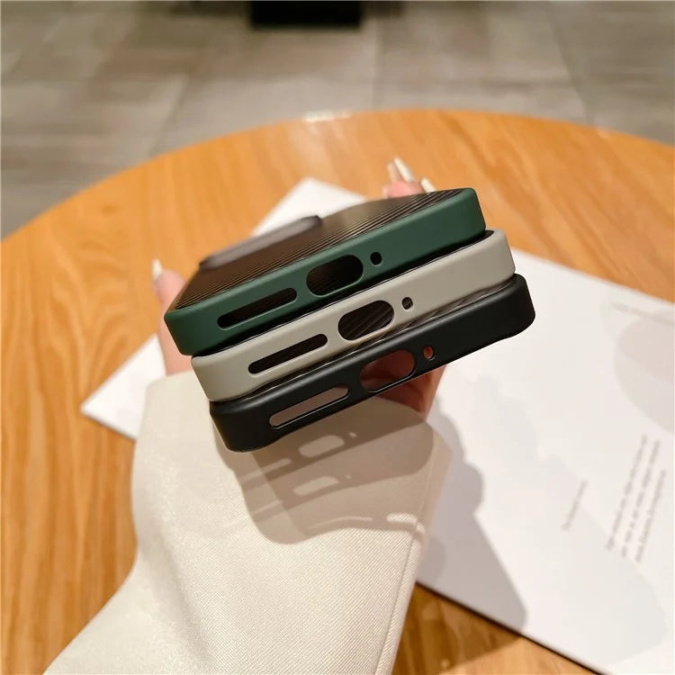 For Xiaomi 14 Phone Case Anti-scratch Twill Stripe Phone Cover