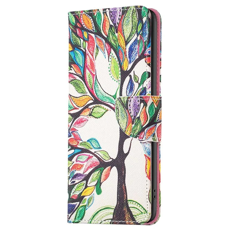 For TCL 40 SE Leather Case Pattern Printing Wallet Stand Cover