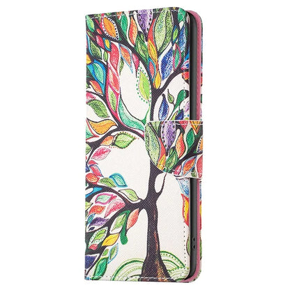 For TCL 40 SE Leather Case Pattern Printing Wallet Stand Cover