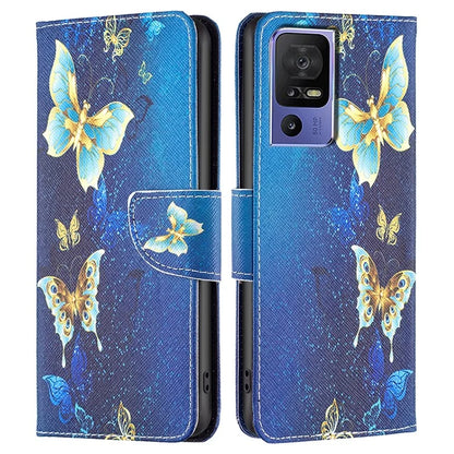 For TCL 40 SE Leather Case Pattern Printing Wallet Stand Cover