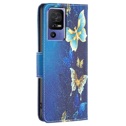 For TCL 40 SE Leather Case Pattern Printing Wallet Stand Cover