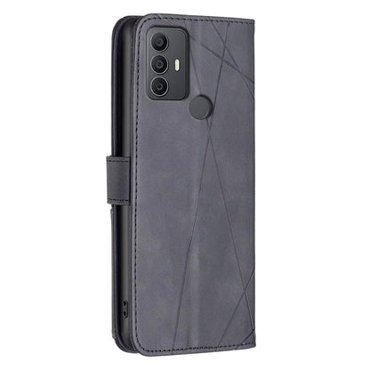 BINFEN COLOR BF05 For TCL 305 / 306 / 30 SE / 30E Phone Case PU Leather Flip Cover